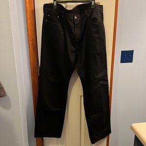 Coal black Levi’s style 559 relaxed fit 42x32